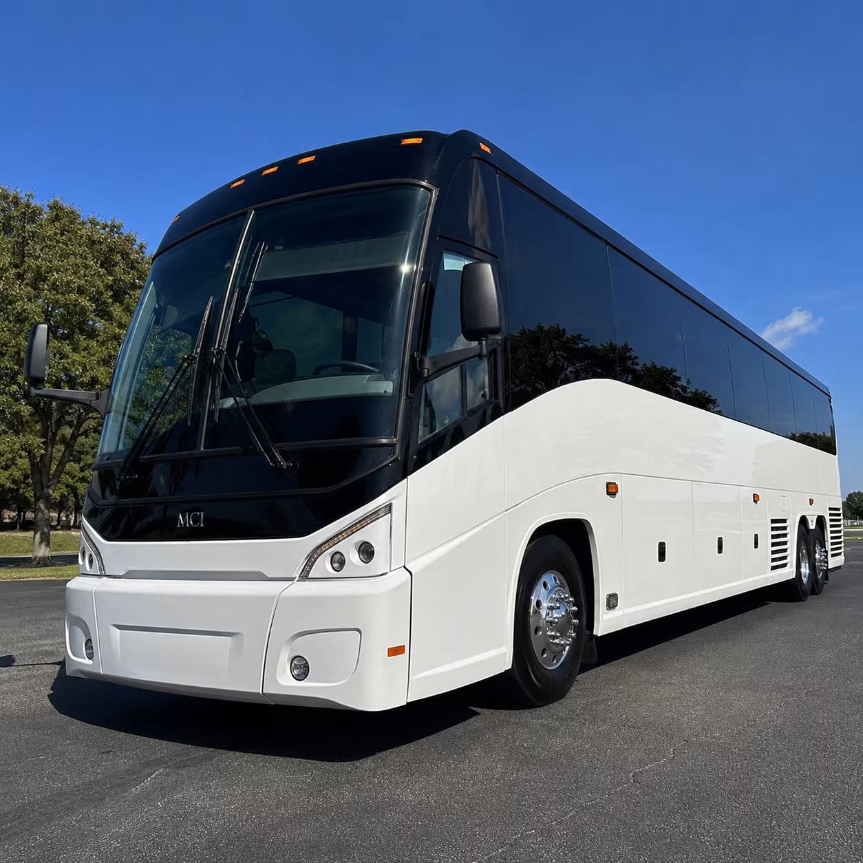augusta charter bus rental exterior