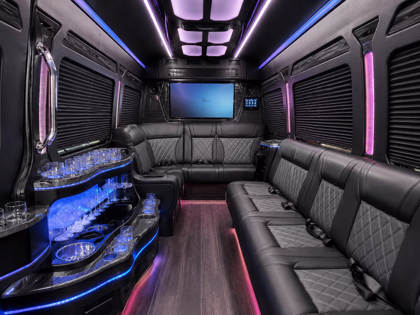 bus rental options for mount pleasant trips