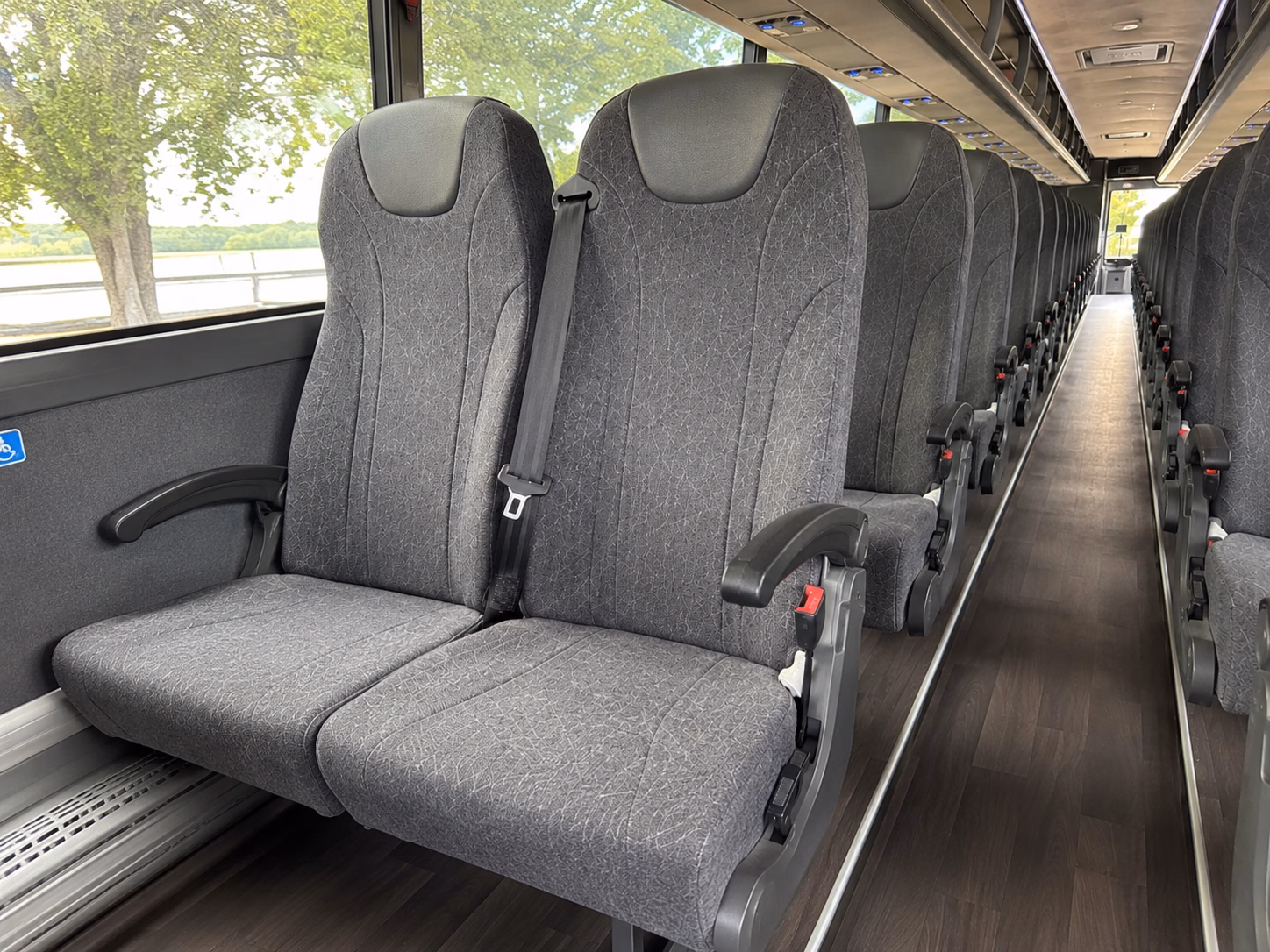 fayetteville charter bus interior gallery