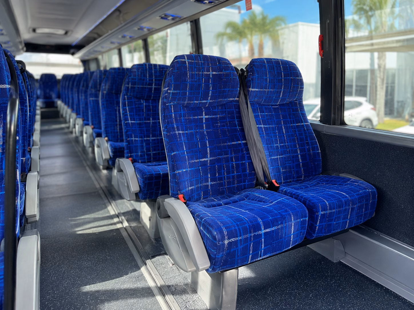 florence charter bus rental interior