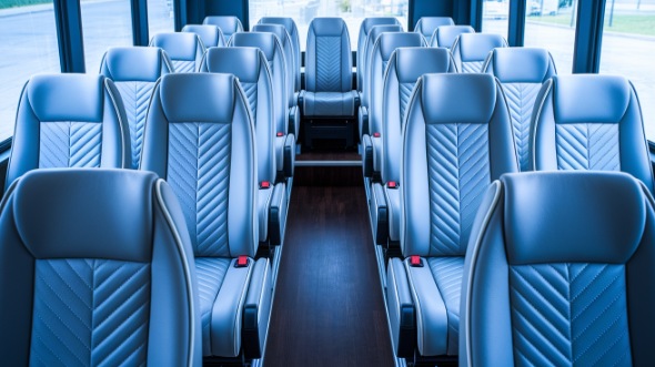30 passenger minibus inside fayetteville