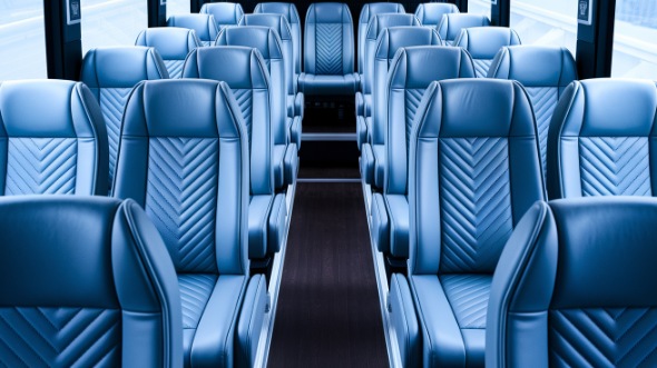 35 passenger minibus inside fayetteville