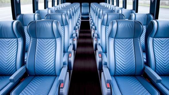 56 passenger charter bus interior fayetteville